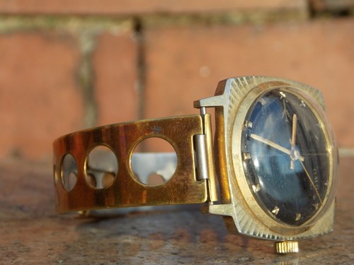 Vintage metal rally strap - metal,