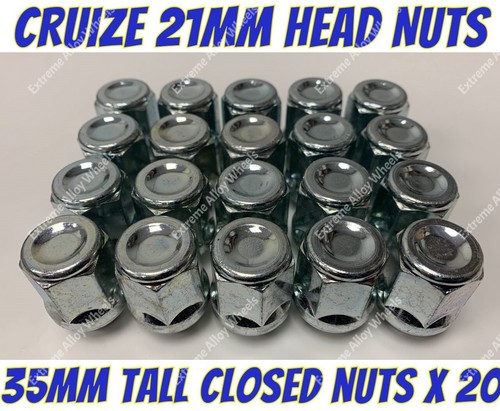 Alloy wheel nuts - alloy, head