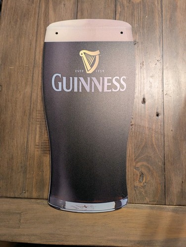 Guinness mdf wood sign man - -,