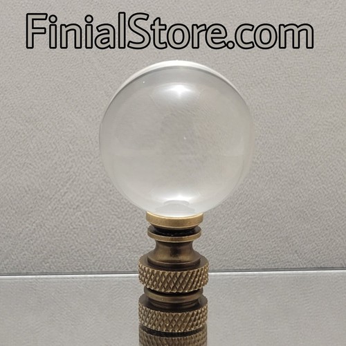 Clear crystal ball 30mm - clear,