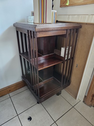 Edwardian mahogany revolving - edwardian,