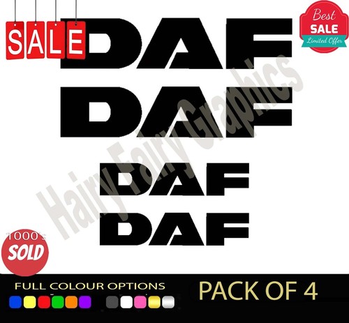 Daf vinyl sticker - daf, decal