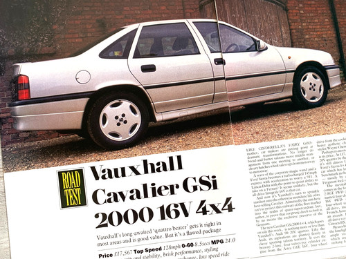 Vauxhall cavalier gsi 4x4 - vauxhall,