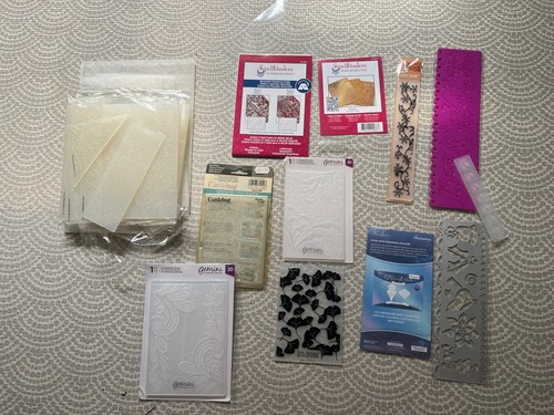Mixed embossing folders - folders, &