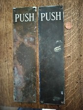 Two vintage copper finger