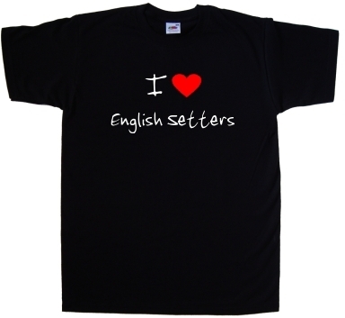 Love heart english setters - i,