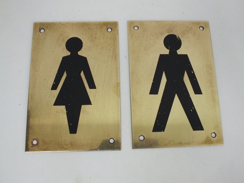 Pair vintage 1980s brass - vintage,