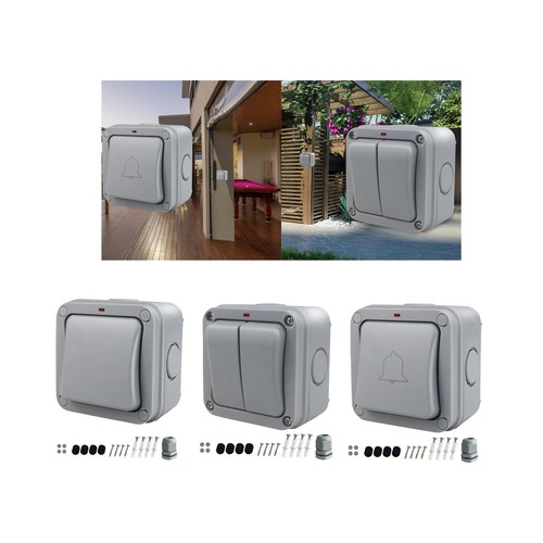 Switch push button - push, door
