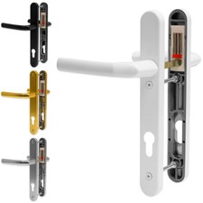 UPVC Door Handle Hoppe Birmingham Sprung 92mm PZ Double Glazing Pair Set PVC
