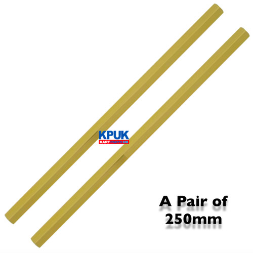 Kart hexagonal track rod - track, 250mm
