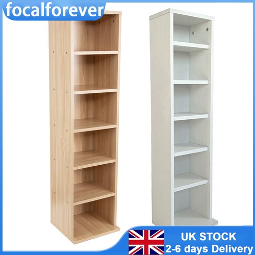 Tier wooden dvd media - 6-tier,