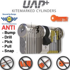 ANTI-SNAP ANTI-BUMP HIGH SECURITY QUALITY UPVC DOOR LOCK EURO CYLINDER BARREL