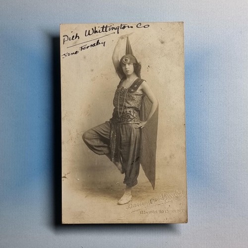 Theatre actress postcard c1920 - theatre,