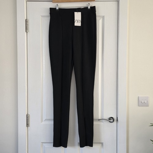 Zara black split hem - zara, stretchy