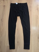 Mountain Warehouse 70% Merino Wool 30% Polyester Base Layer Leggings Black Men's