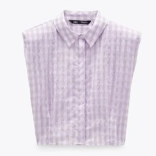 ZARA COTTON POPLIN GINGHAM