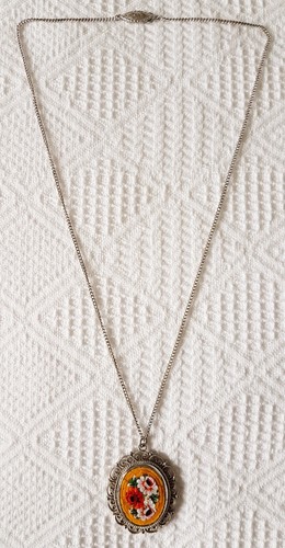Necklace micro mosaic glass - micro,
