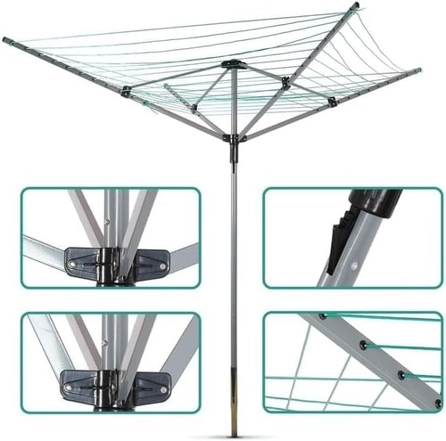Heavy duty rotary clothes line - heavy,