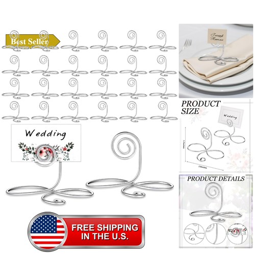 Pcs silver wire place - place, card