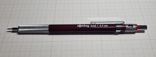 Rotring 500 9mm burgundy - 500, 0.9mm