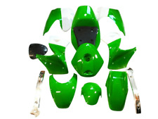 Pocket Bike Fairing Set Complete Green White HMParts Fast Shipping!