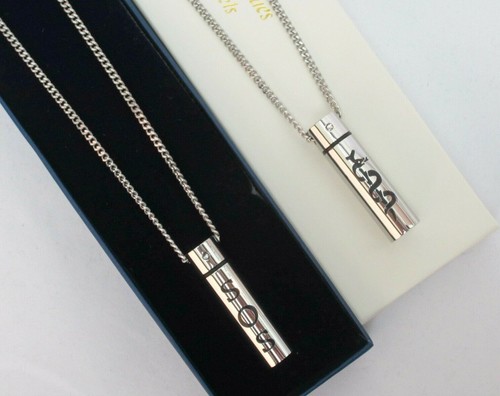 Sos caduceus necklace - sos/caduceus, necklace/pendant