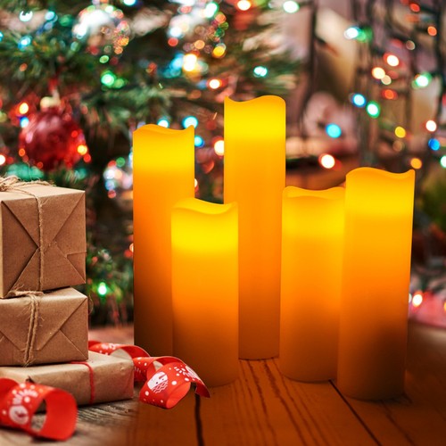 Set led flameless pillar - of,