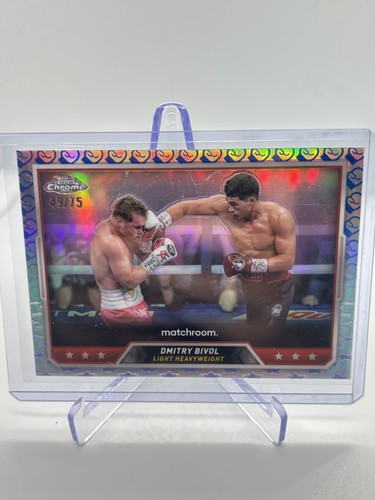 Dmitry bivol topps chrome - bivol,