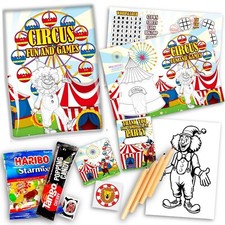Circus Party Bags – Pre-Filled Party Favours with Activities & Sweets