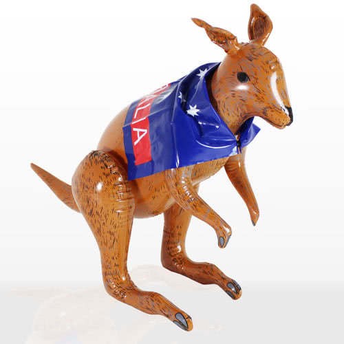 Inflatable kangaroo with - inflatable,