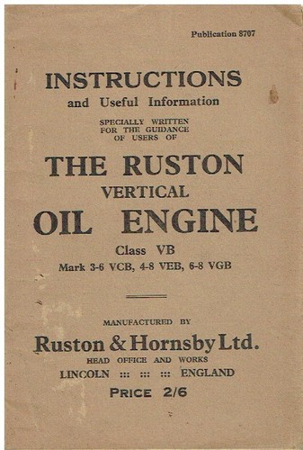 Ruston 6vcb 5 - ruston, 4/5/6/7/8veb