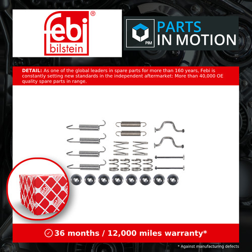 Brake shoe fitting kit - shoe, fits