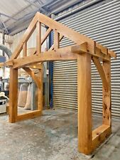 Oak Porch "THE MALVERN"  Solid Green Oak Porch - Fast Turn around - Semi built