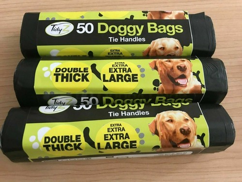 Dog poo bags extra strong - poo,