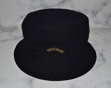 Vintage Paul & Shark Lana Wool Bucket Hat Plaid Blue Mens Size XL