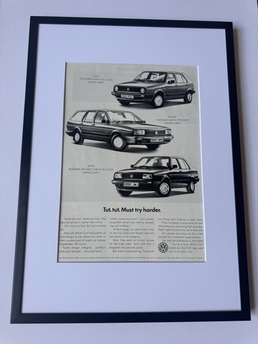 Framed original mk2 golf - framed, vw
