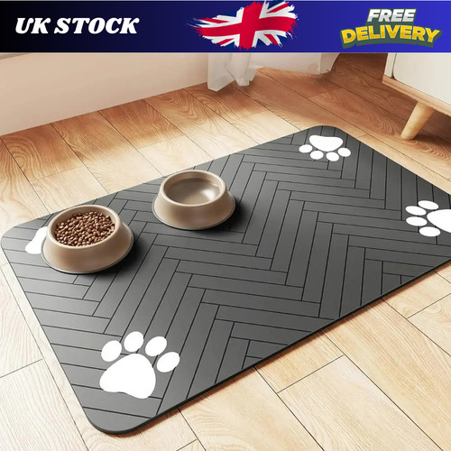 Pet feeding mat absorbent - feeding, mat-absorbent