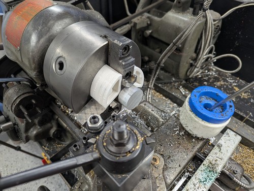 Stackstop jaw magnetic lathe - 3-jaw,