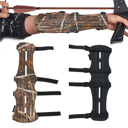 Archery arm guard camo leather - archery,