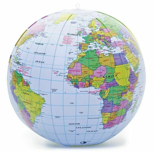 Bow globe 40cm world - bow-up,