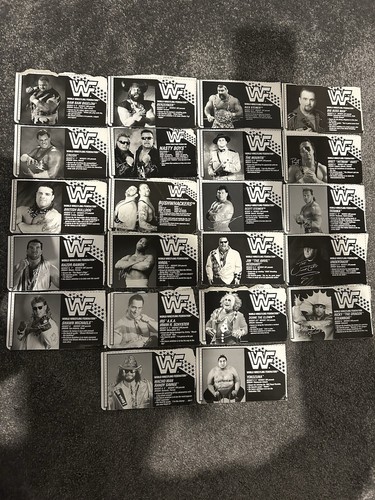 Wwf hasbro bio - bio, cards
