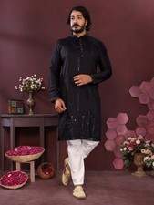 Pakistani Men Cotton Kurta Set