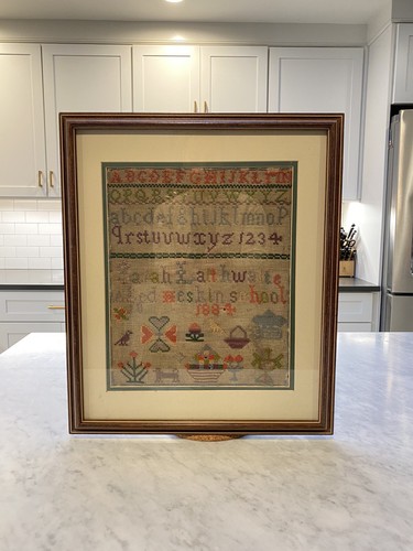 Antiq 1884 english needlepoint - antiq,