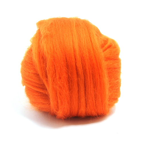 50g dyed merino wool top - merino,