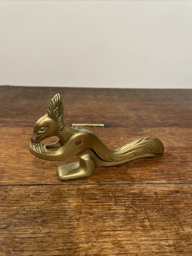 Vintage brass novelty squirrel - brass,