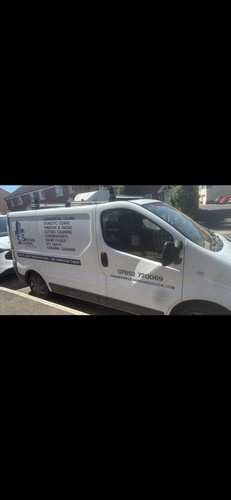 Window cleaning van and - window,