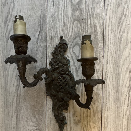 Antique rococo style light - antique, 2-light