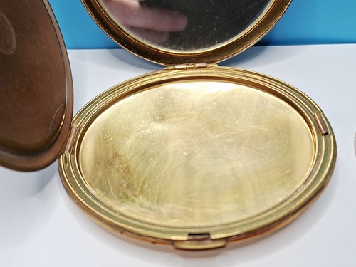 Vintage powder compact with - vintage,