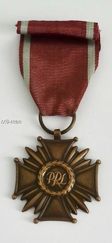 Ww2 poland polish bronze cross - poland,