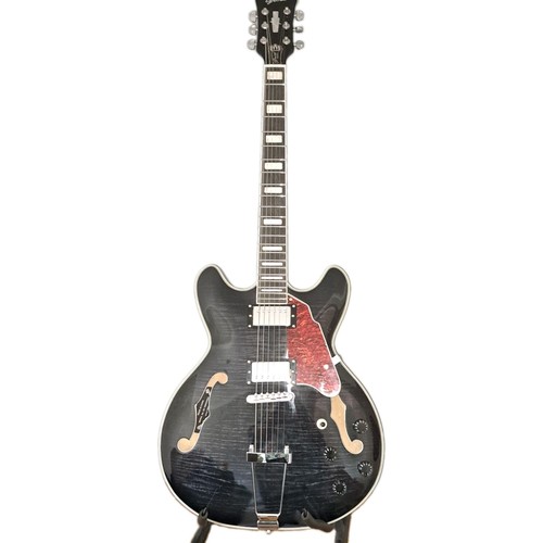 Semi hollow black flamed - semi-hollow,